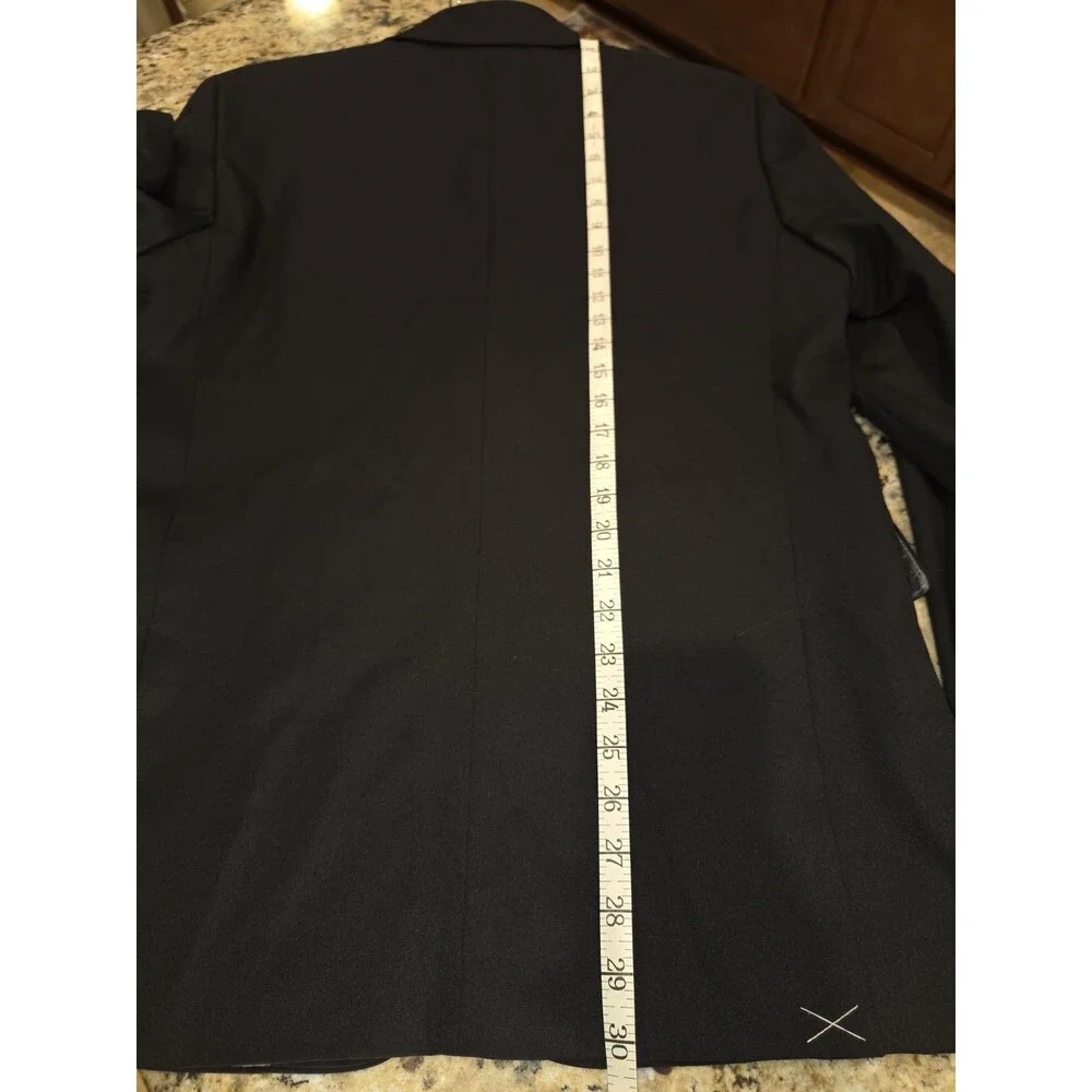 Claiborne Blazer Jacket Mens Size 40 Black, Lined, Never Worn